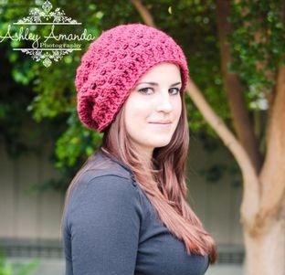 pink slouch hat